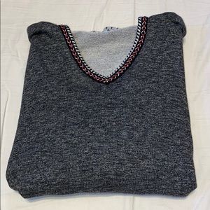 Maurices Hooded V-Neck Sweater